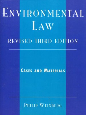 cover image of Environmental Law